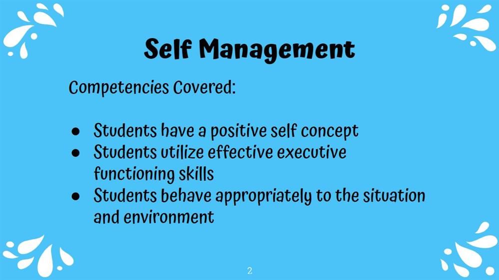 Self Management Graphic