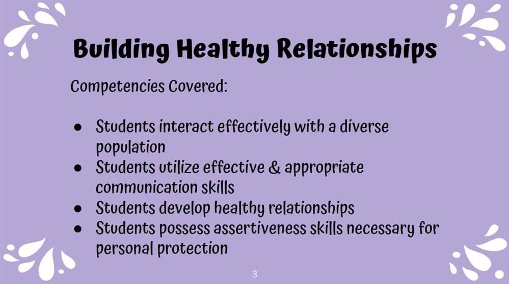 Building Healthy Relationships Graphic